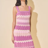 Knitted Color-Block Dress