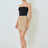 Lace Mini Skirt