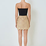 Lace Mini Skirt